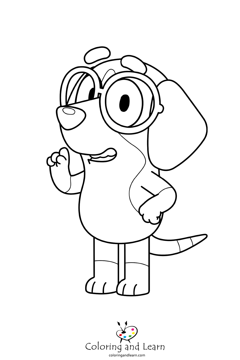 Bluey coloring pages