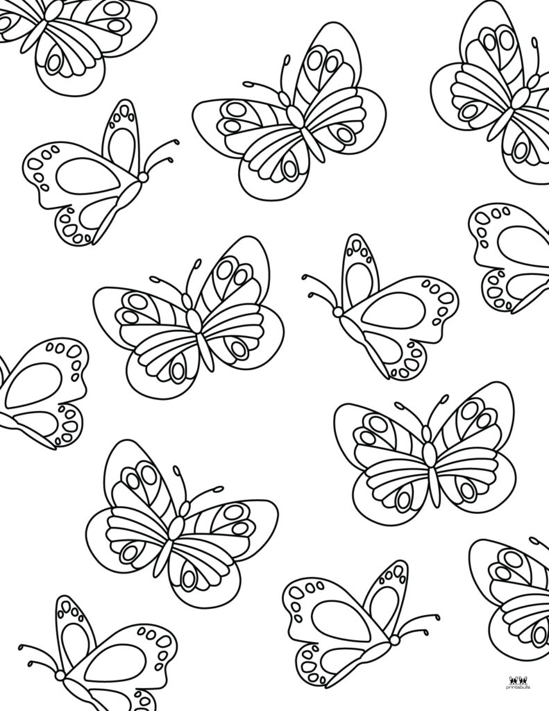 Butterfly coloring pages