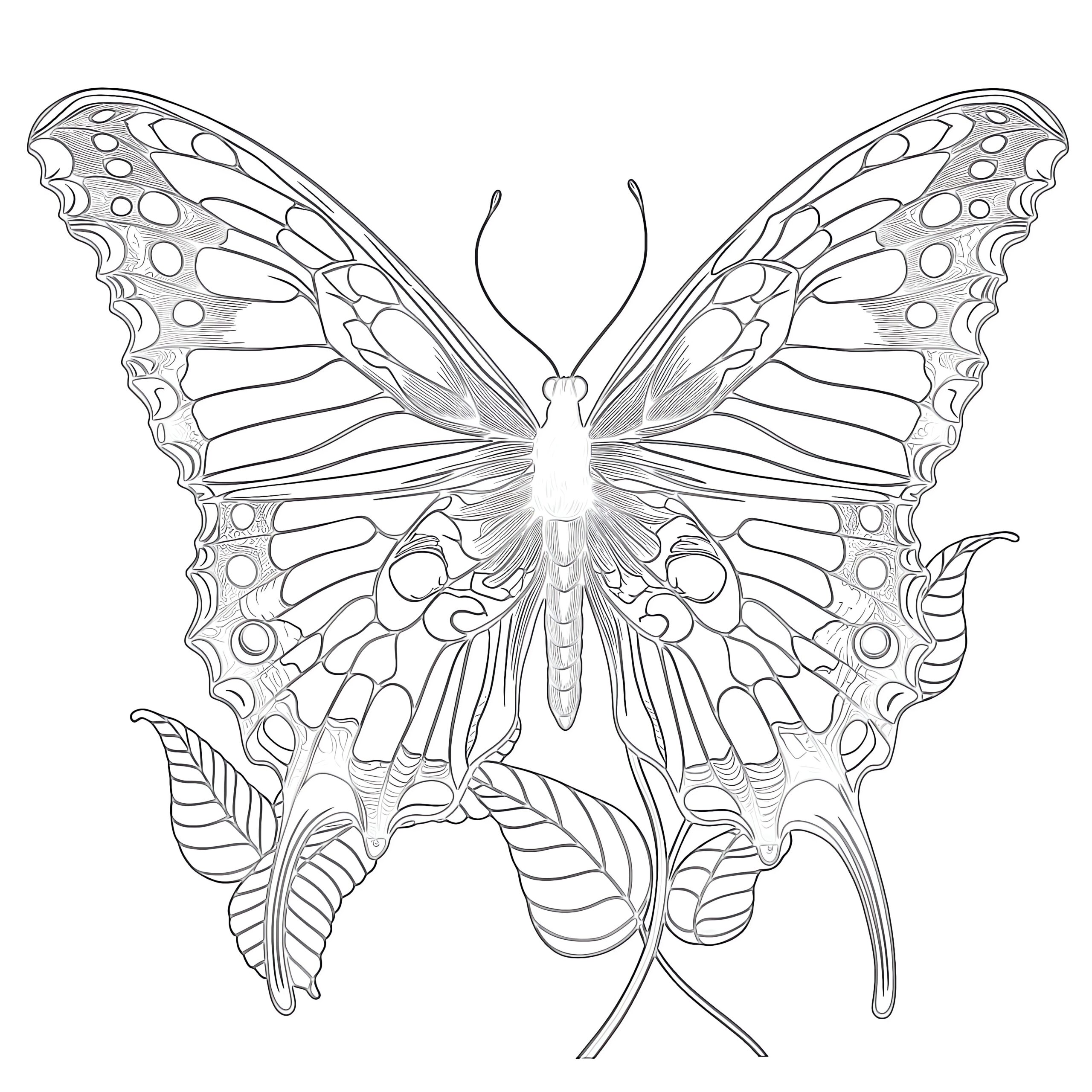 Butterfly coloring page coloring pages mimi panda