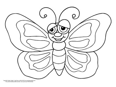 Butterfly coloring pages