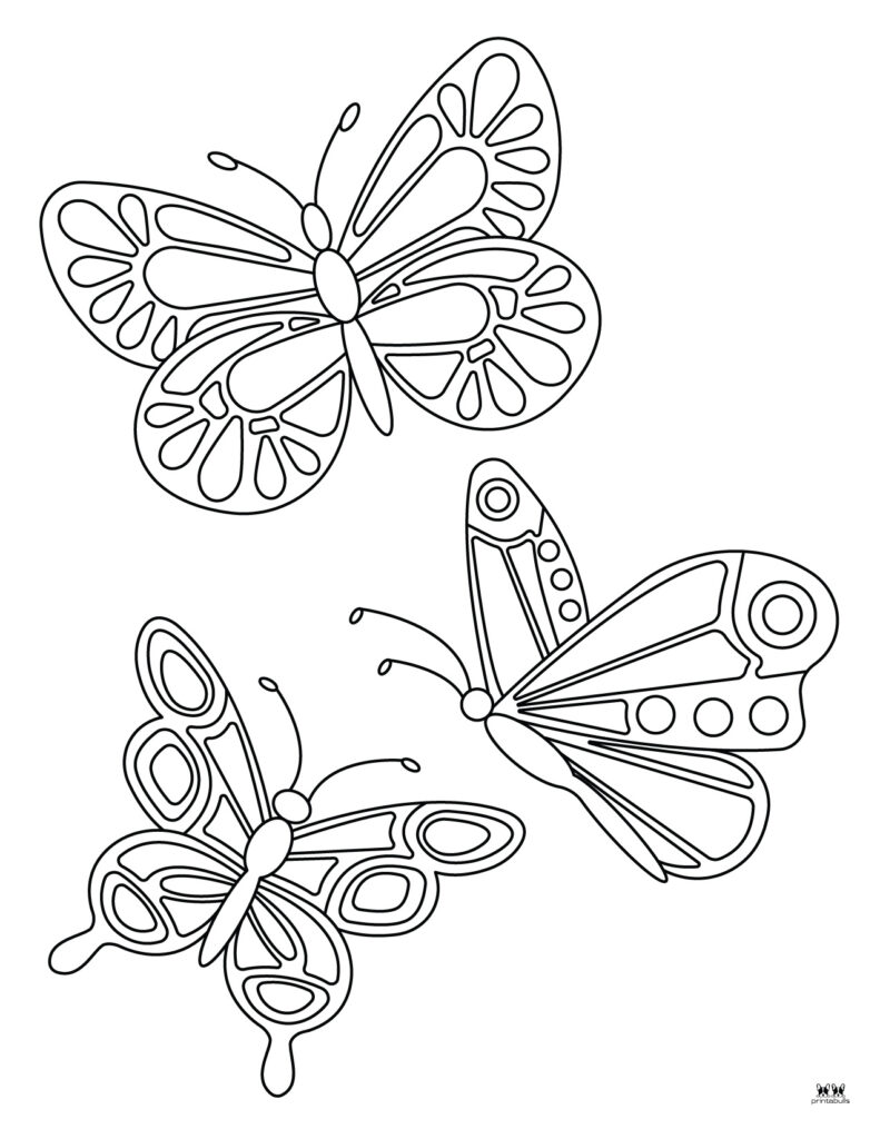 Butterfly coloring pages