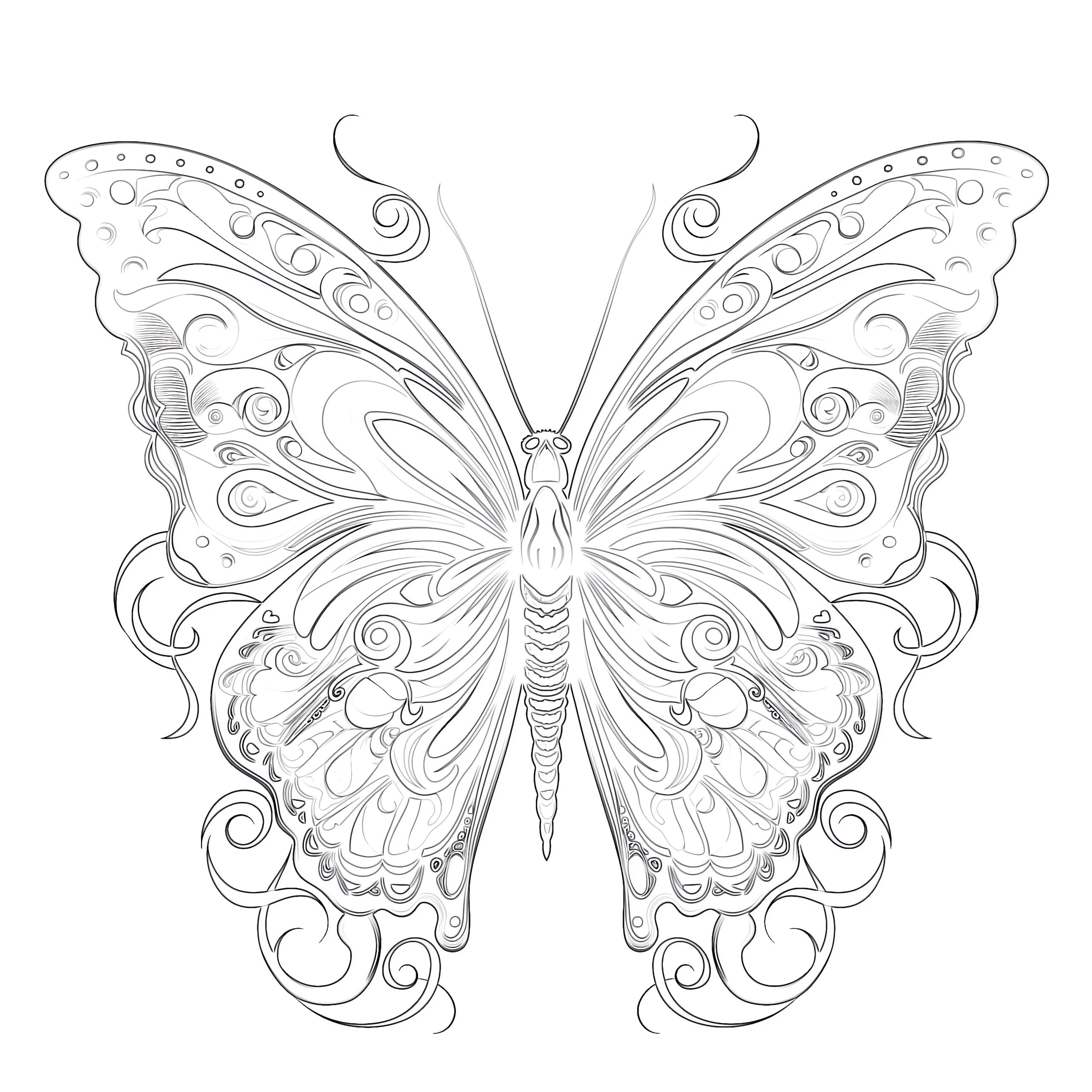 Monarch butterfly coloring page coloring pages mimi panda