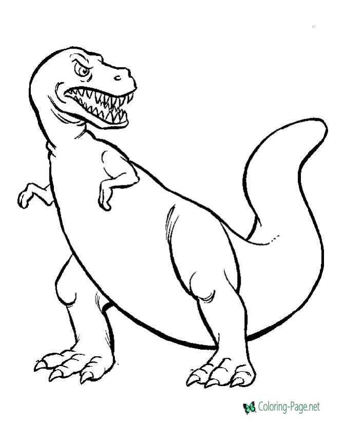 Dinosaurs coloring pages