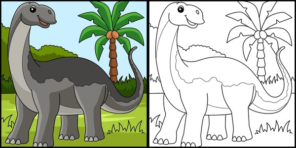 Dinosaur coloring pages royalty