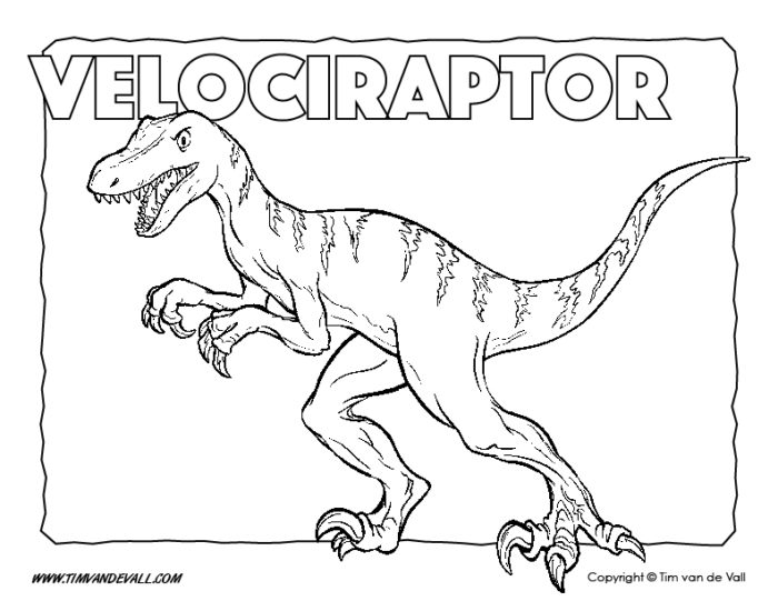 Free printable dinosaur coloring pages for kids â tims printables