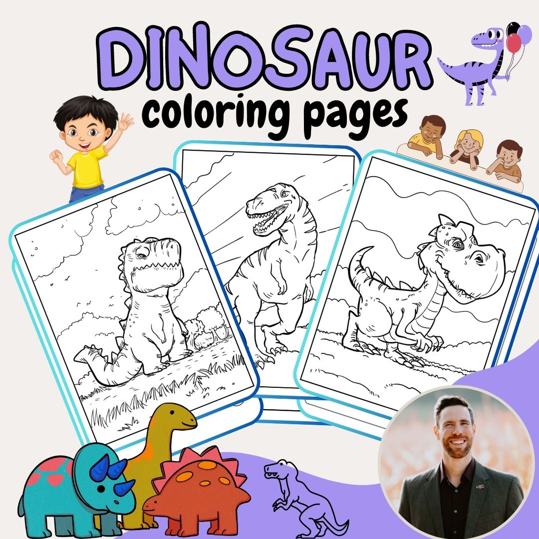 Dinosaur coloring pages for kids printable pages of prehistoric fun made by teachers