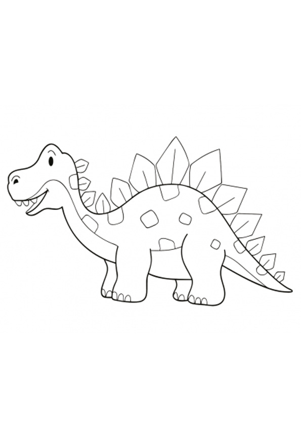 Coloring pages free printable dinosaur coloring pages for kids