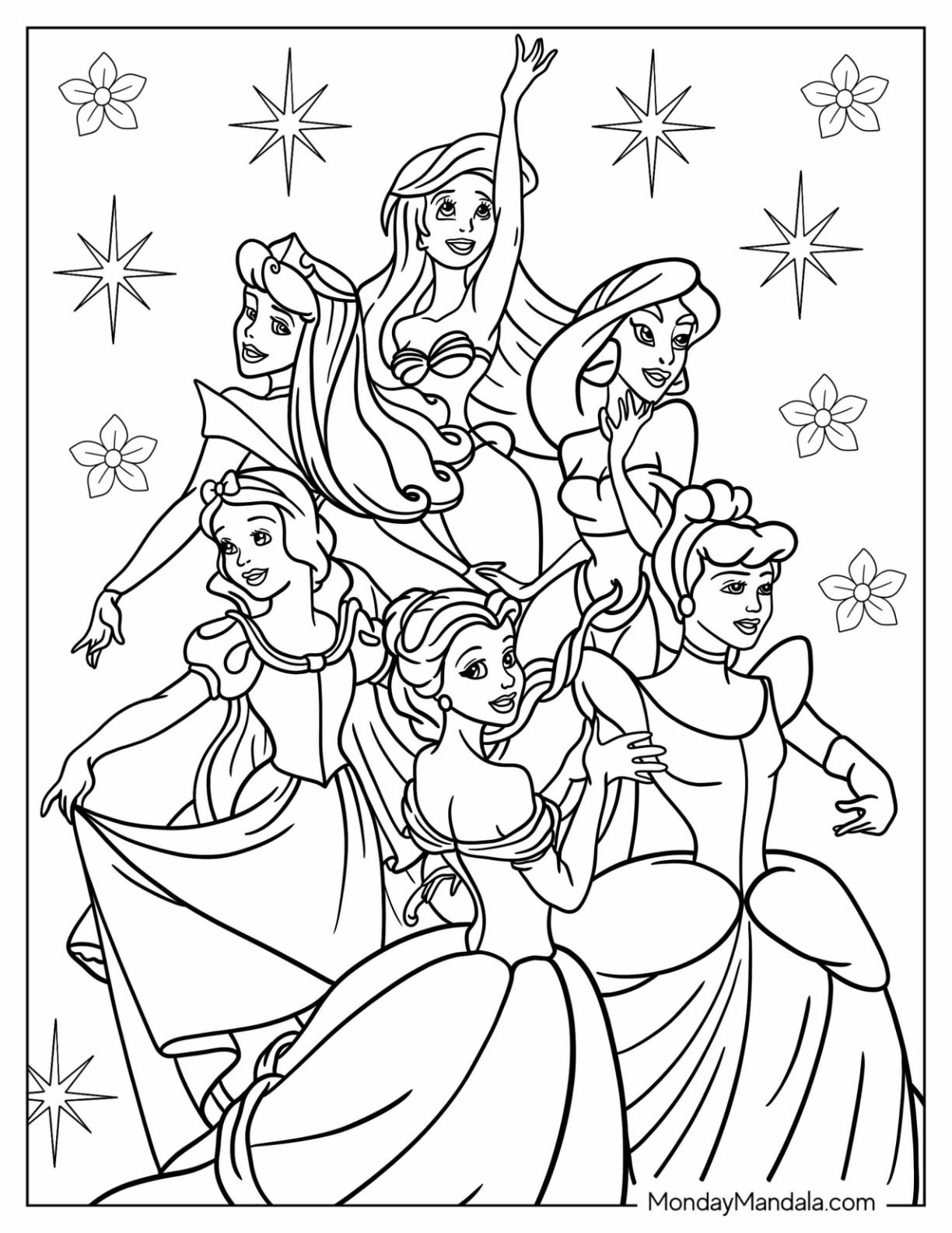 Disney coloring pages for adults free pdf printables