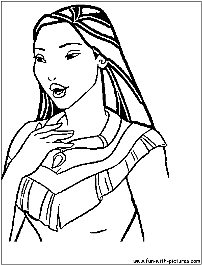 Disney princess coloring pages