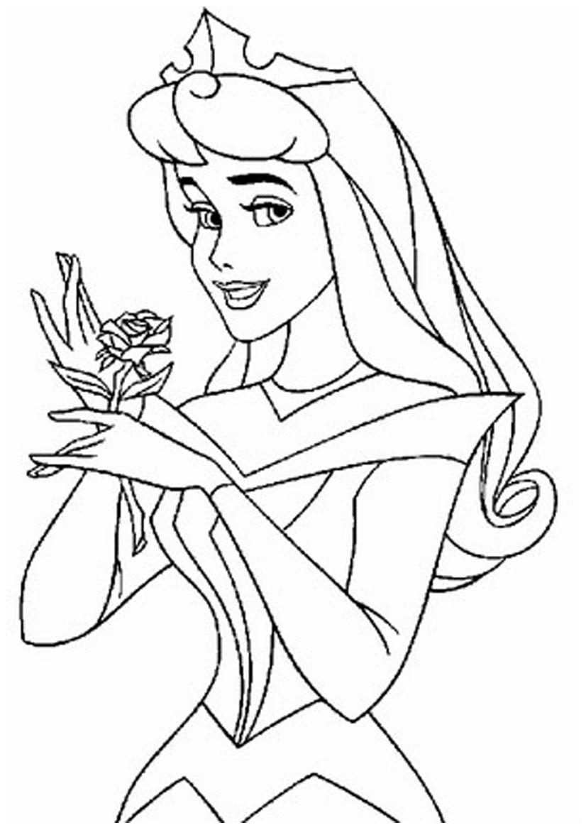 Free printable disney princess coloring pages for kids