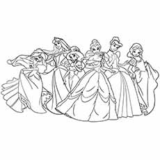 Top free printable princess coloring pages online