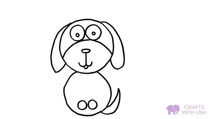 Dog coloring page