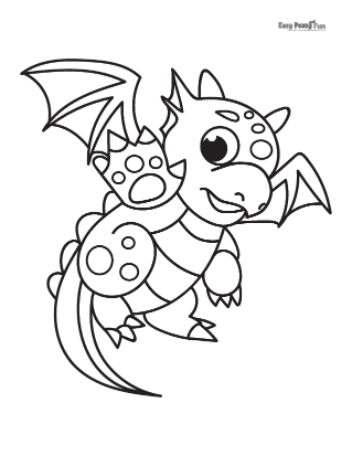 Dragon coloring pages