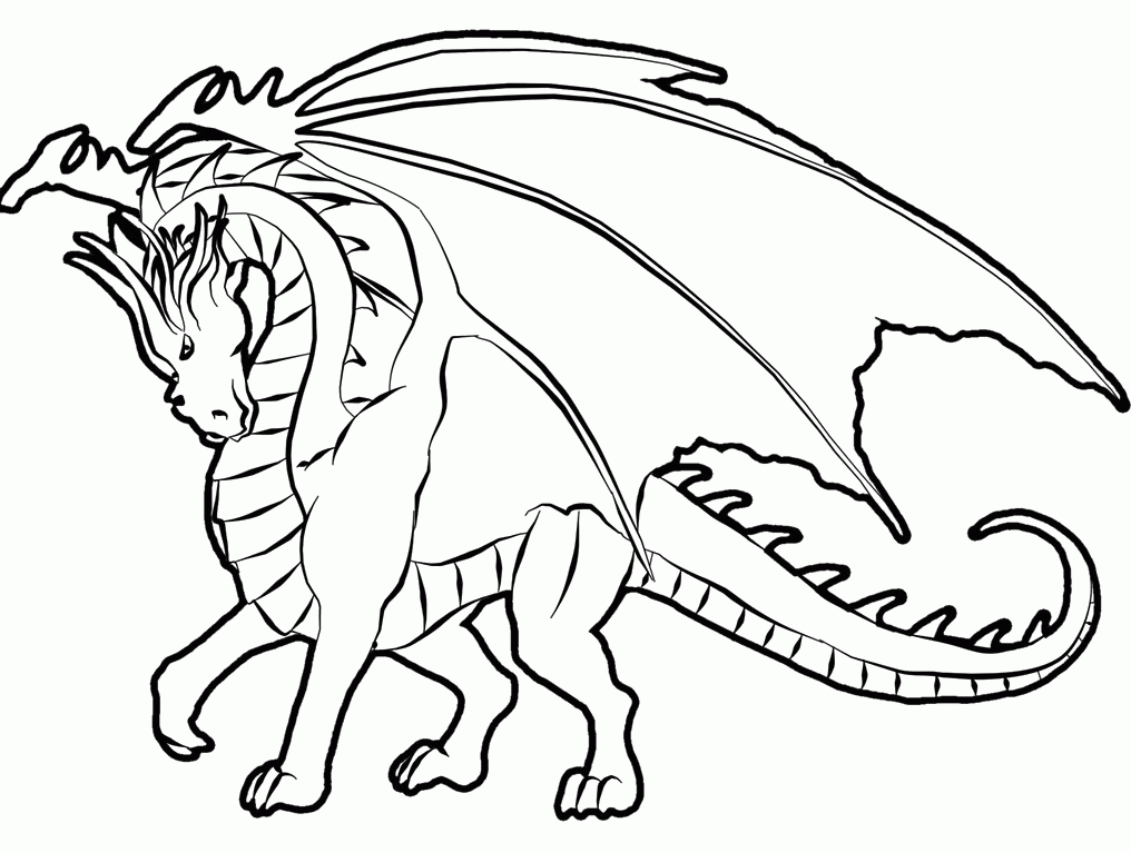 Coloring pages dragon coloring pages