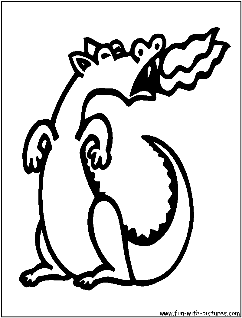 Dragon coloring pages