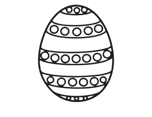 Free easter egg colouring sheet