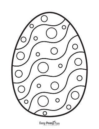 Easter egg coloring pages â printable coloring pages