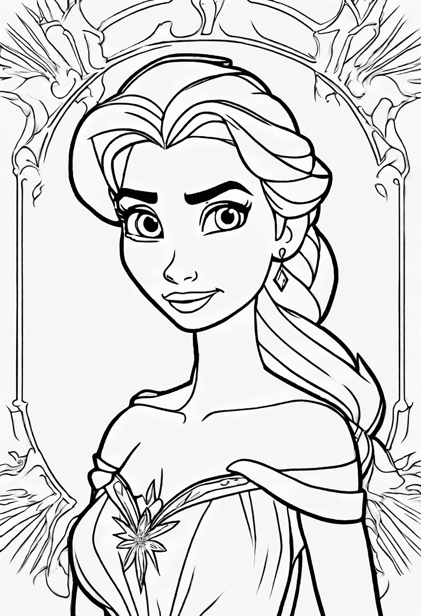 Elsa coloring pages