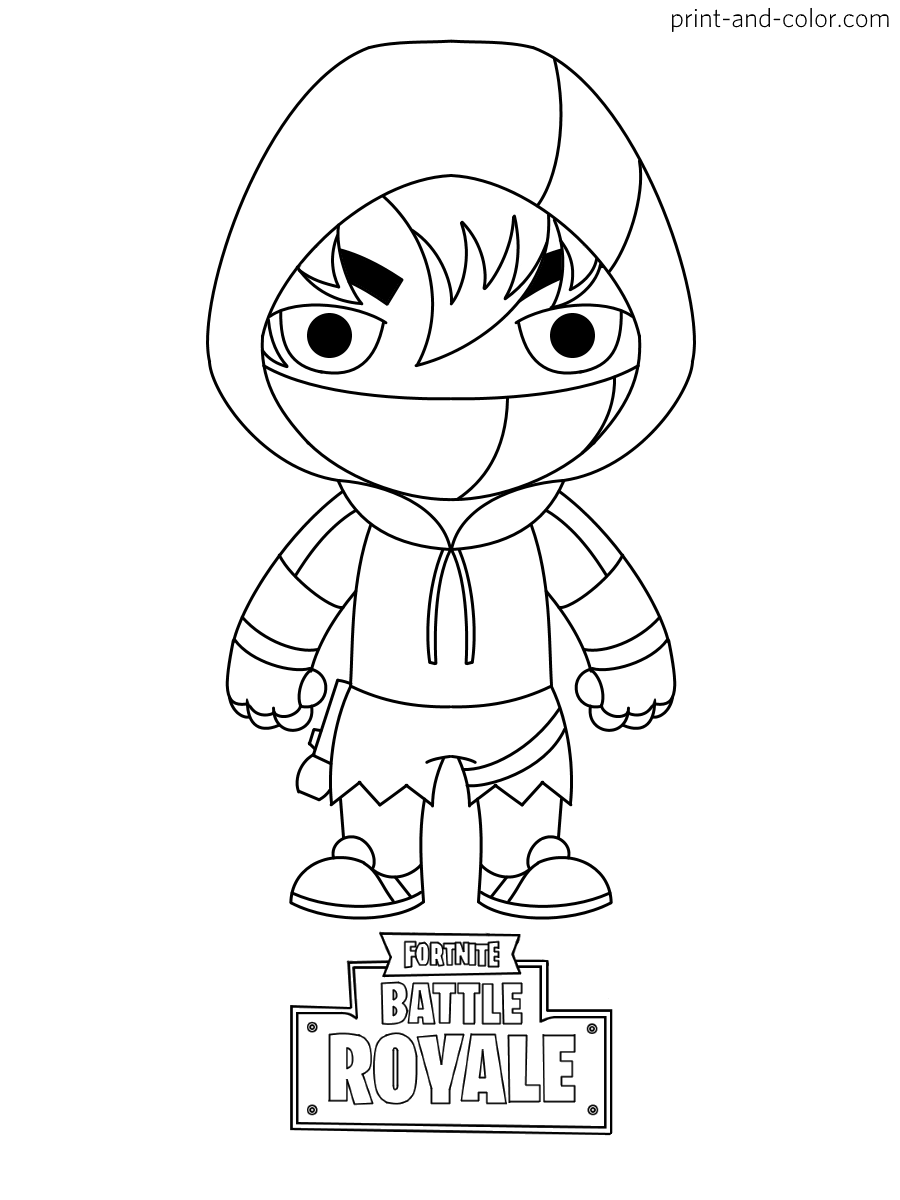 Fortnite coloring pages print and color