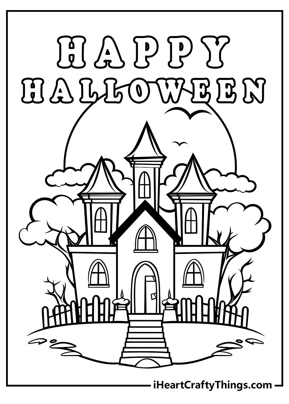 Halloween coloring pages free printables