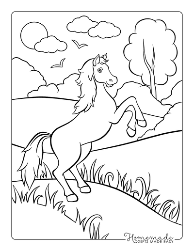 Best horse coloring pages for kids adults free printables