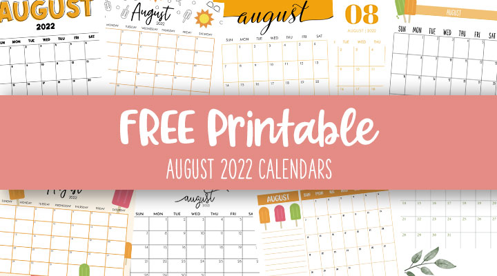 August calendars