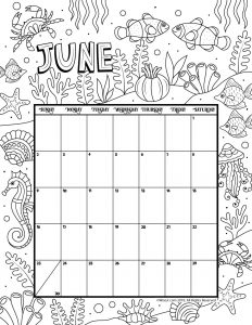 Printable coloring calendar for and woo jr kids activities childrens publishing