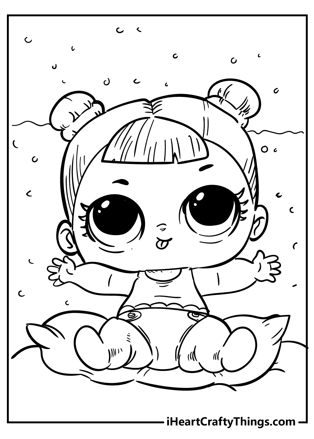 Lol doll coloring pages free printables