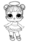 Lol surprise dolls coloring pages free coloring pages