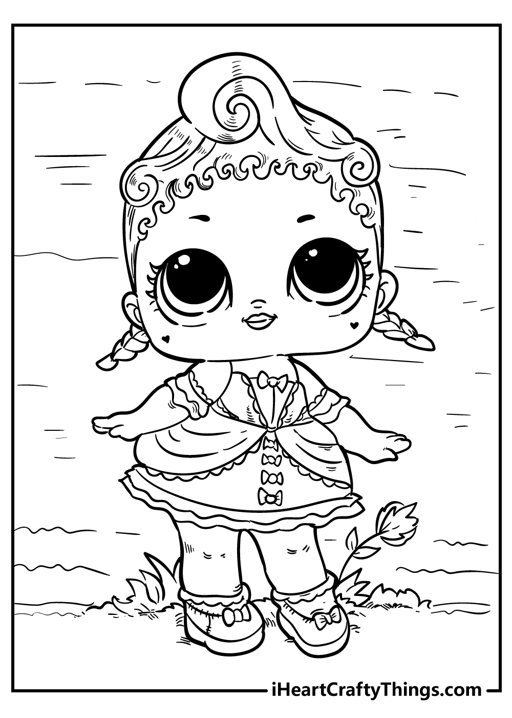 Lol doll coloring pages free printables