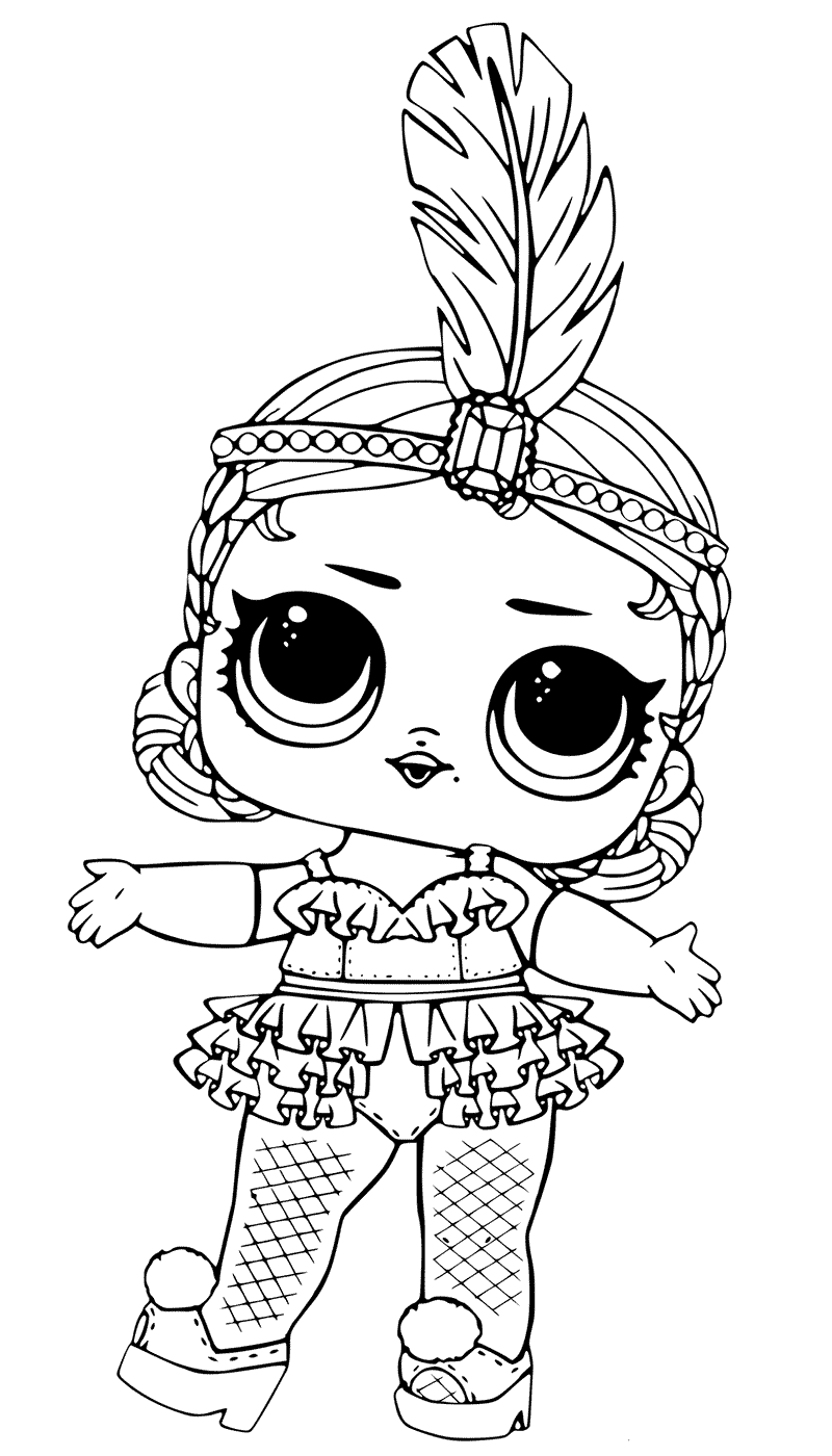 Lol dolls coloring pages