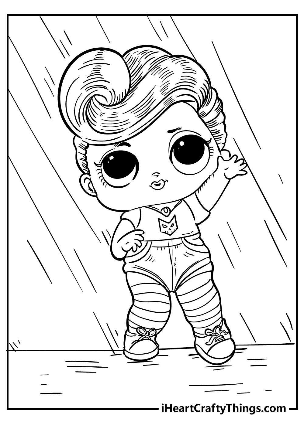 Lol doll coloring pages free printables