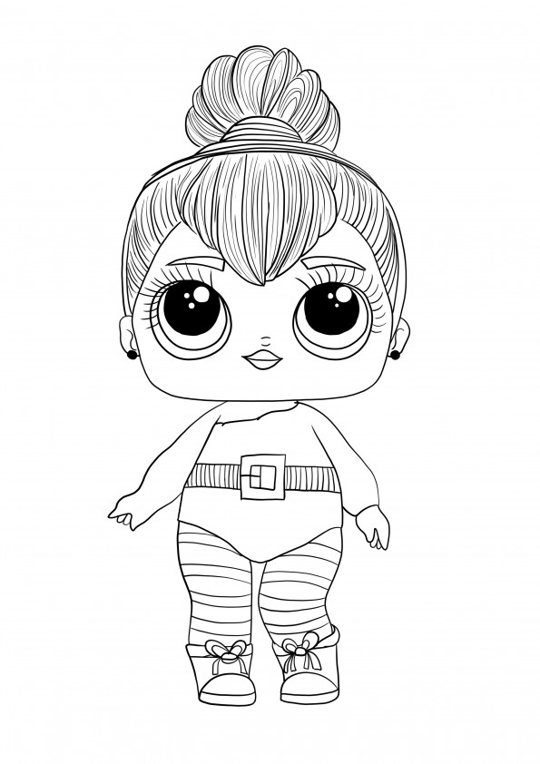 Free lol surprise doll coloring pages