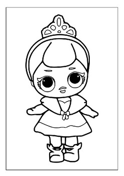 Printable lol surprise dolls coloring pages spark your childs imagination