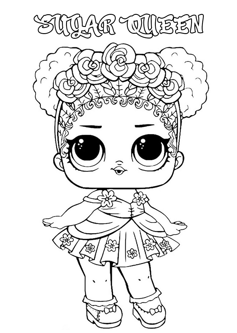 Lol surprise dolls coloring pages print a new collection for free