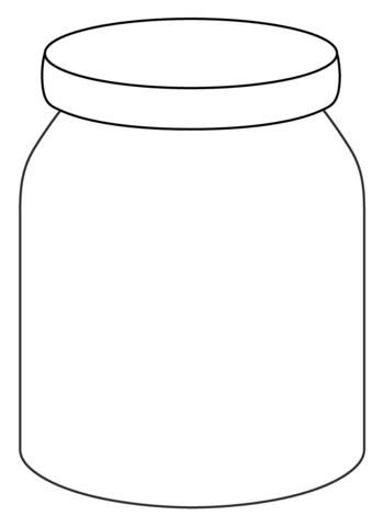 Jar emoji coloring page free printable coloring pages