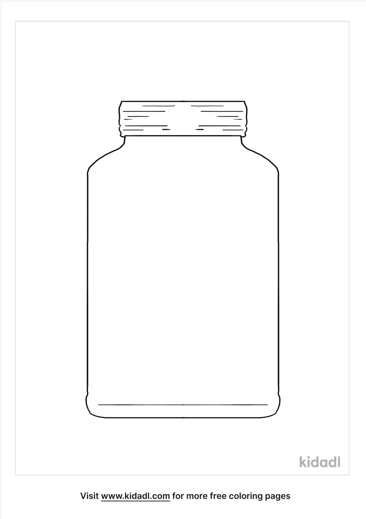 Free mason jar coloring page coloring page printables