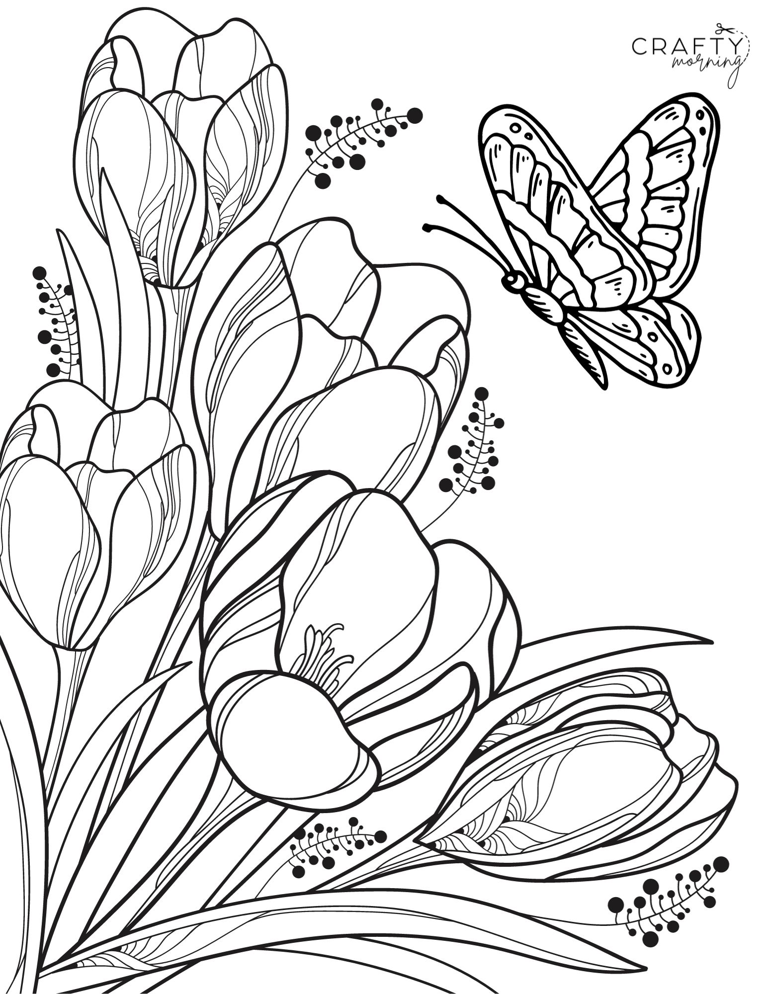 Flower coloring pages to print