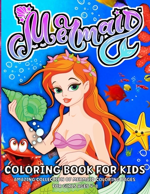 Mermaid coloring book mermaid coloring book for kids ages