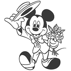 Top free printable mickey mouse coloring pages online