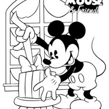 Mickey mouse coloring pages