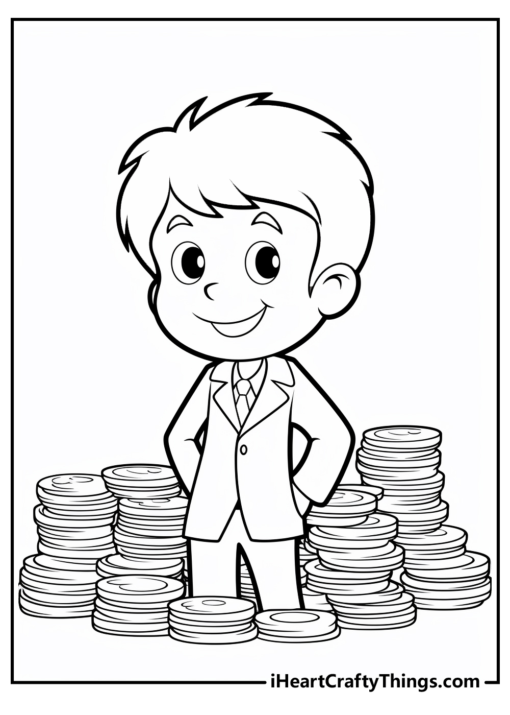 Printable money coloring pages updated