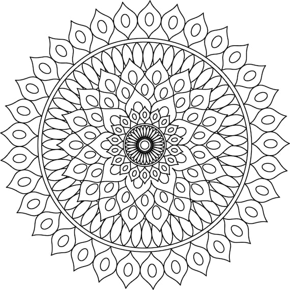 Mandala coloring pages adult coloring sheet printable coloring page grown up coloring printable art color anti