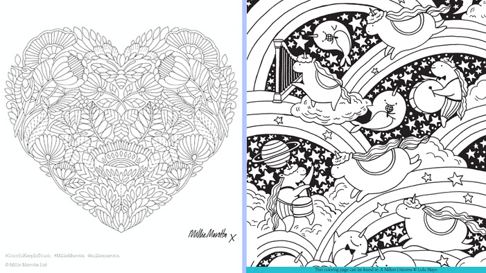 Take a break with these adorable free coloring sheets the blog