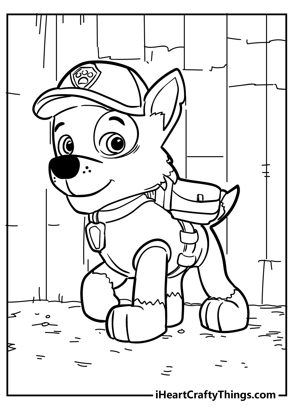 Paw patrol coloring pages free printables