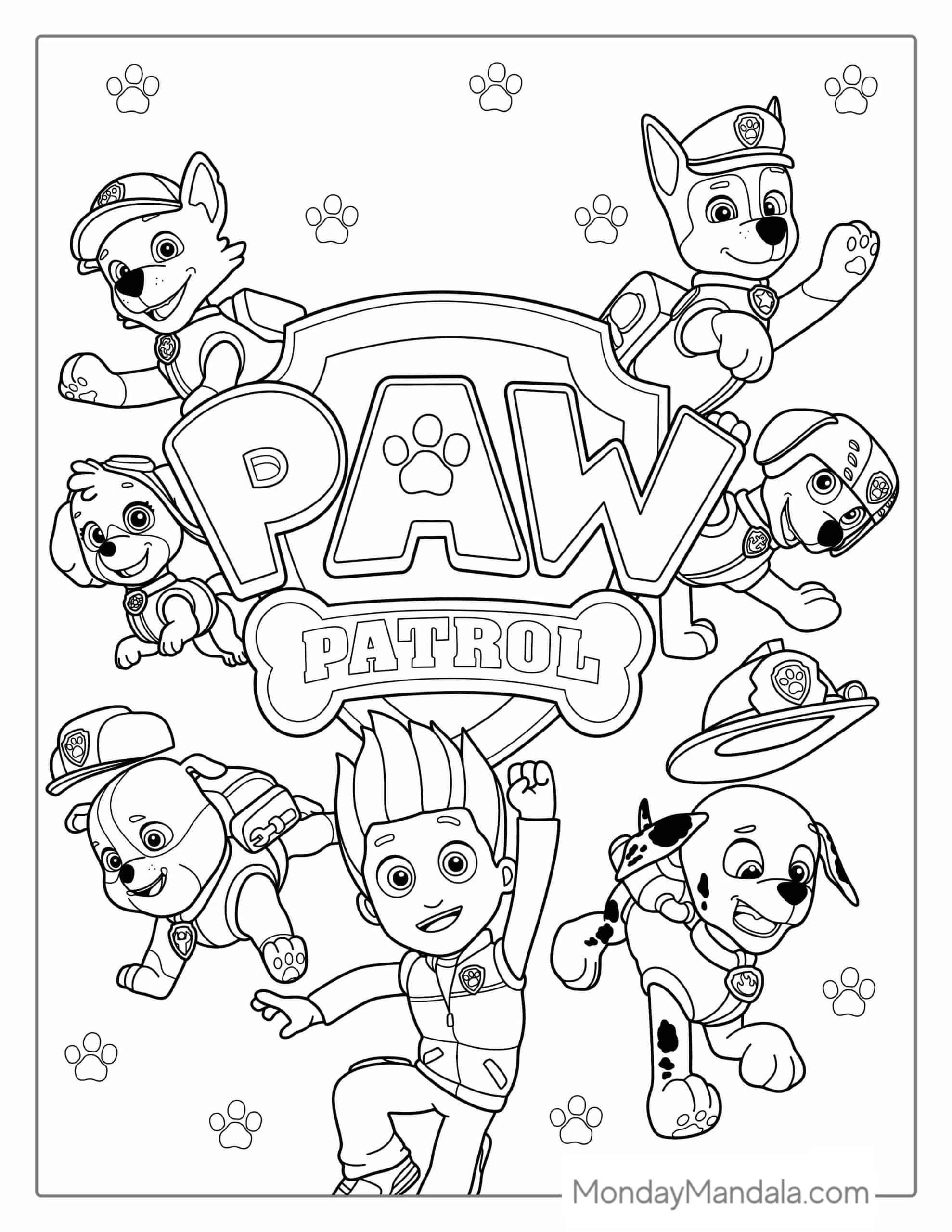 Paw patrol coloring pages free pdf printables paw patrol coloring pages paw patrol coloring disney coloring pages