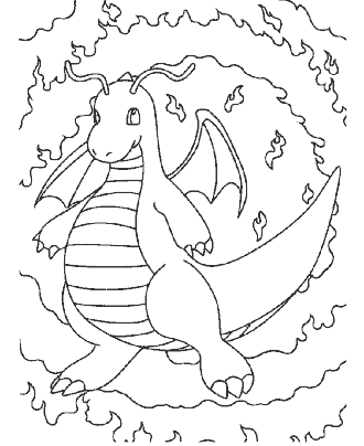 Pokemon coloring pages for kids
