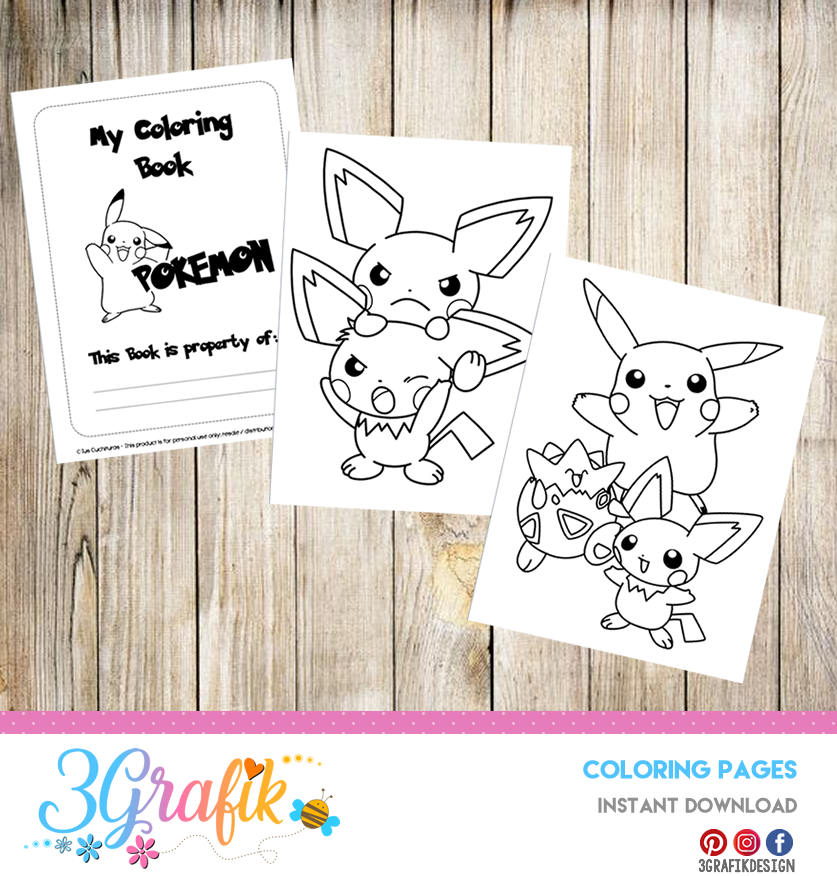 Pokemon â coloring pages â printable