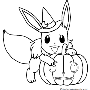 Pokemon halloween coloring pages printable for free download
