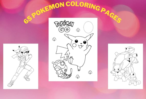 Pokemon coloring book pokemon pictures to print for childrens coloring books for boys girls